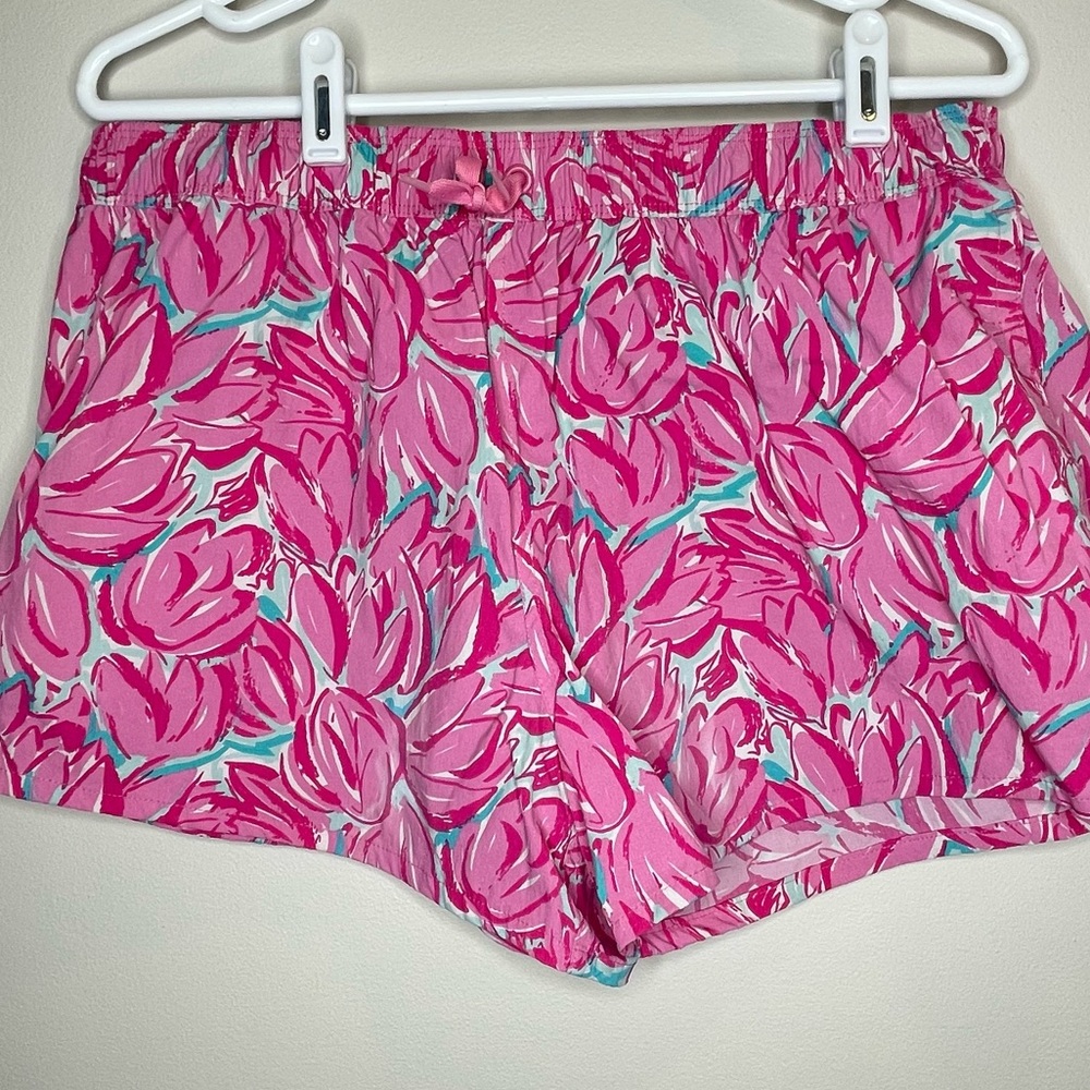 Womens Lauren James floral print water‎ shorts size Large